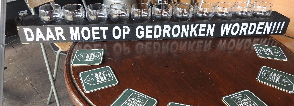 daar moet op gedronken worden, Ophalen, Gebruikt