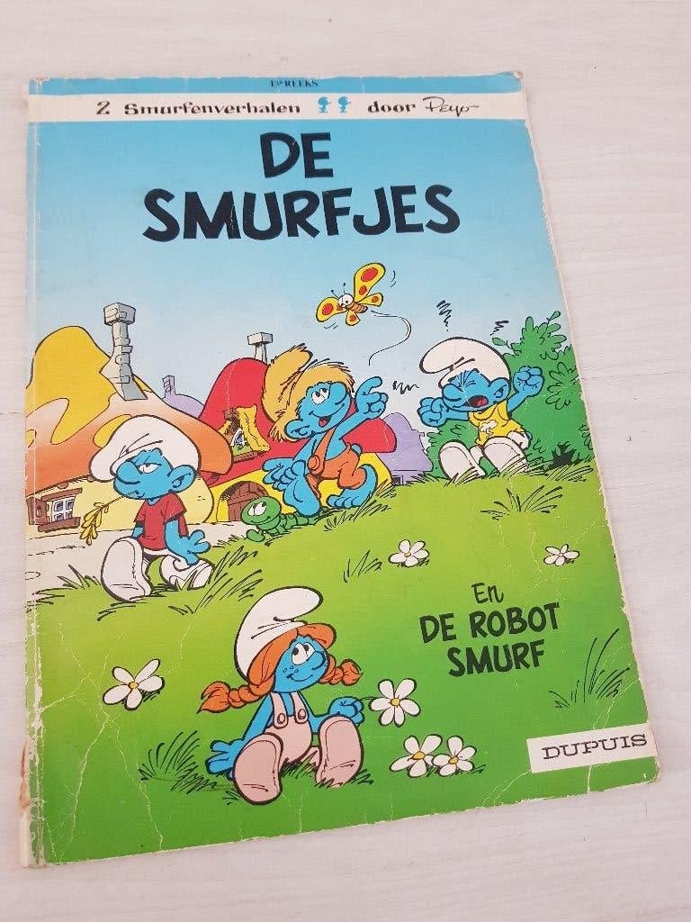 De smurfen, Gelezen, Eén stripboek, Ophalen of Verzenden, Peyo, Yvan Delporte