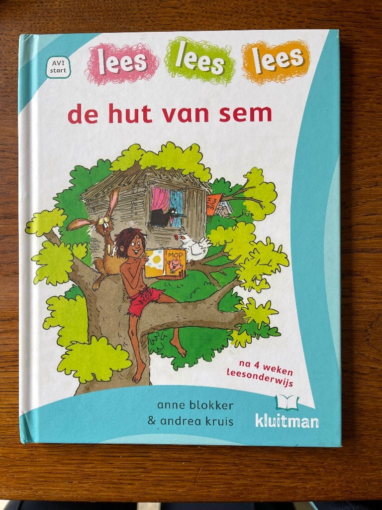 "De hut van Sem" Anne Blokker  Andrea Kruis AVI Start  Nieuw, Ophalen of Verzenden, Nieuw, Fictie algemeen