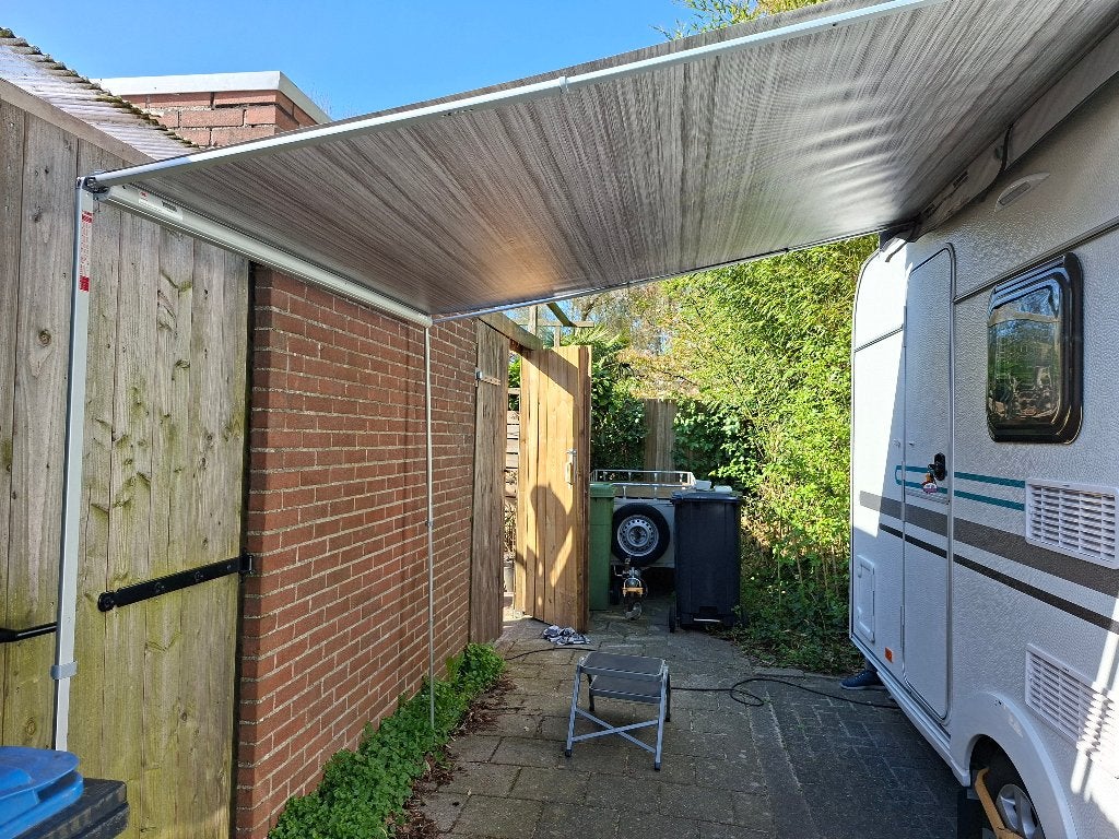 Fiamma Caravanstore zakluifel 225  Royal GREY, Ophalen, Gebruikt