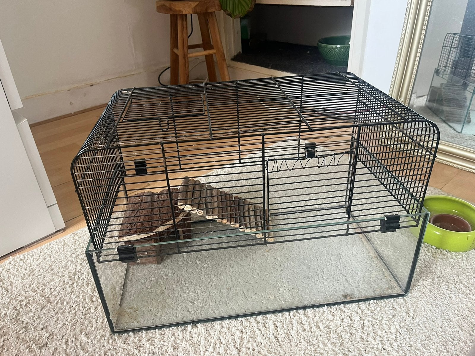 Hamster hok + extra’s, Minder dan 75 cm, Zo goed als nieuw, Ophalen, Minder dan 60 cm