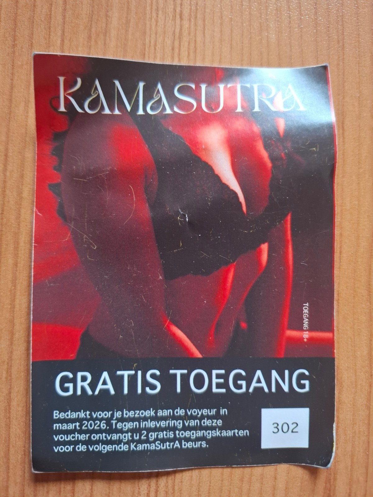 Gratis toegang voor 2 personen Kamasutra beurs, Tickets en Kaartjes, Twee personen, Oktober