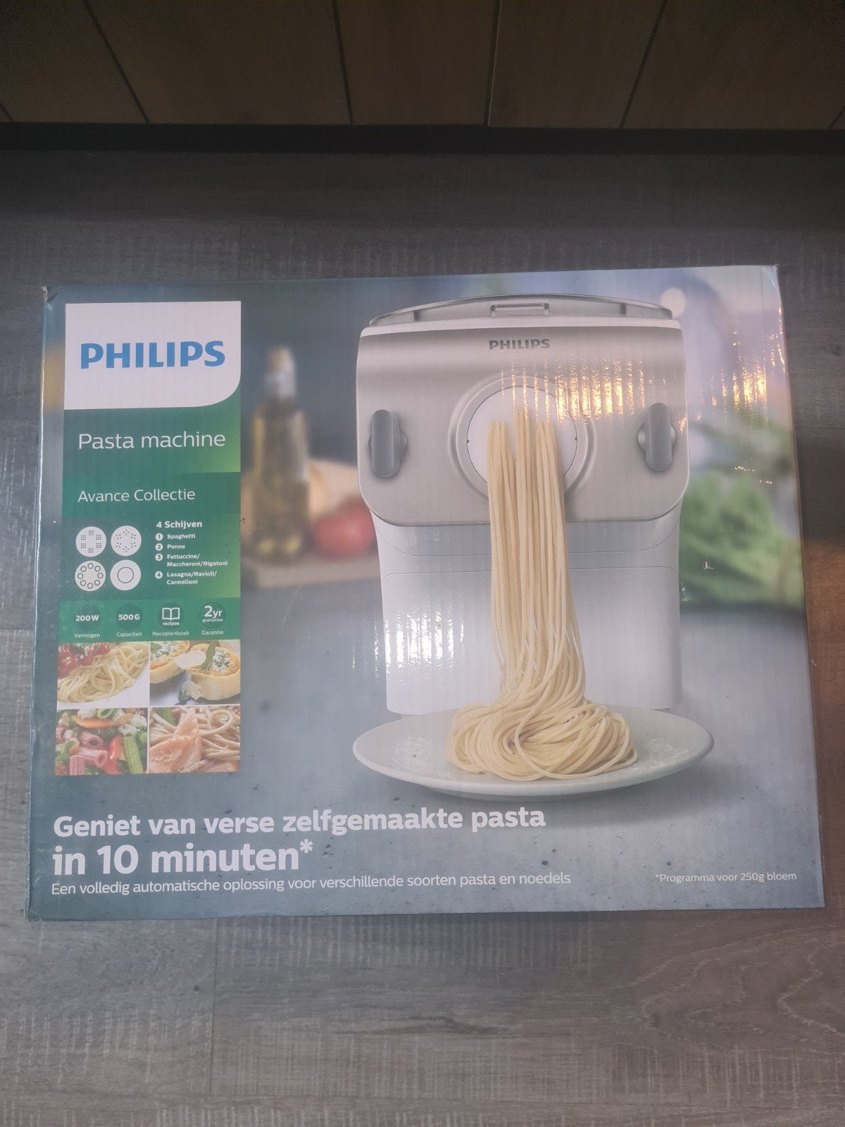 Philips Pastamachine Avance Collectie - Vers en Snel, Minder dan 1 liter, Ophalen of Verzenden, Zo goed als nieuw, 1 snelheid