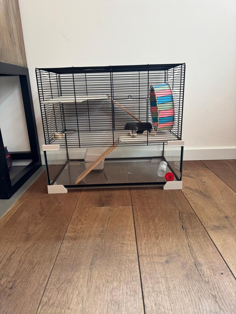 Hamster kooi, Minder dan 60 cm, Kooi, Minder dan 75 cm, Ophalen of Verzenden