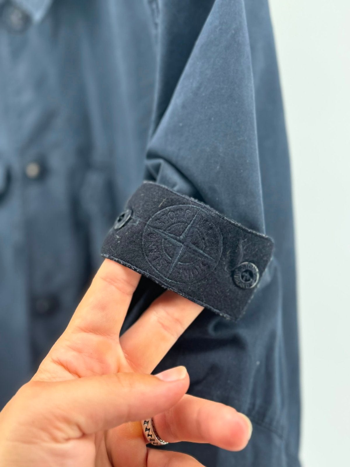 Stone Island Overshirt - Maat Large, Stone, Blauw, Ophalen of Verzenden, Zo goed als nieuw