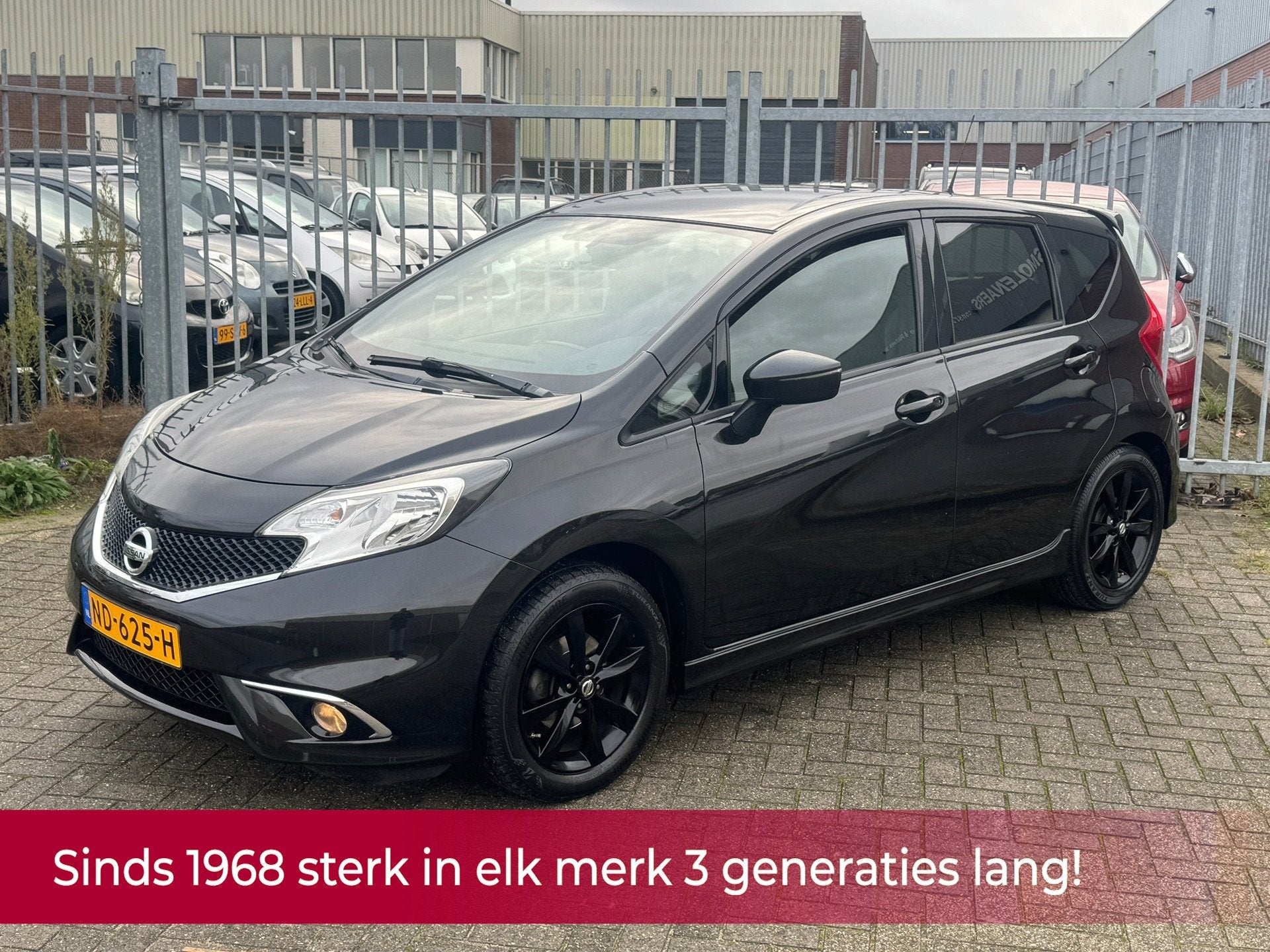 Nissan Note 1.2 Black Edition Sport! NL AUTO NAP! 1e eigenaa, Dealer onderhouden, Stof, 1198 cc, Bedrijf