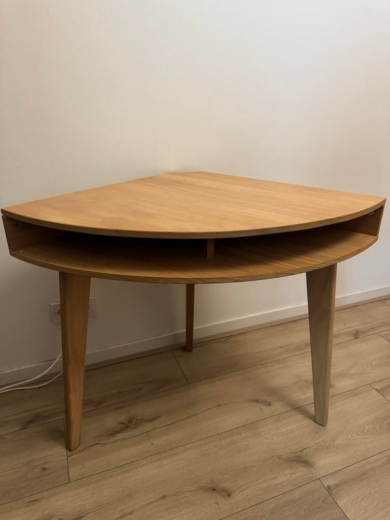 La Redoute hoekbureau - Modern houten bureau, Ophalen of Verzenden, Zo goed als nieuw, Rechthoekig, 50 tot 100 cm