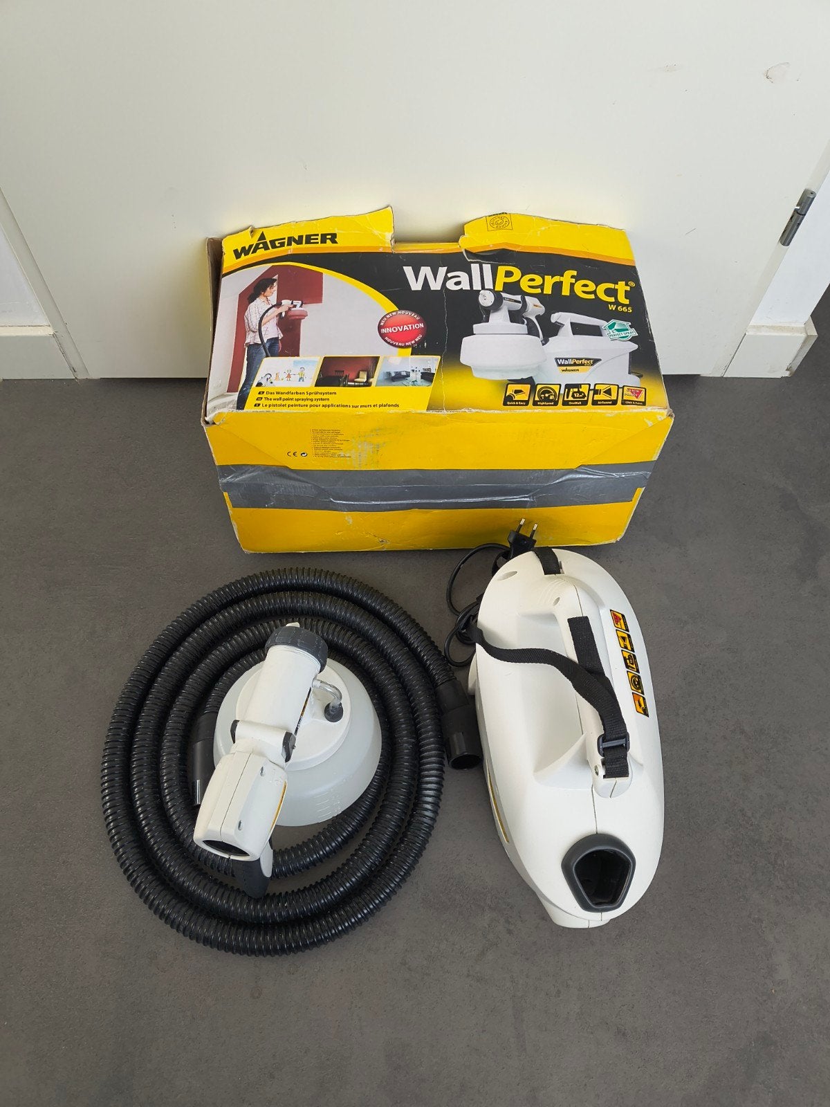 WAGNER 665 wall perfect z.g.a.n., Doe-het-zelf en Verbouw, Ophalen of Verzenden