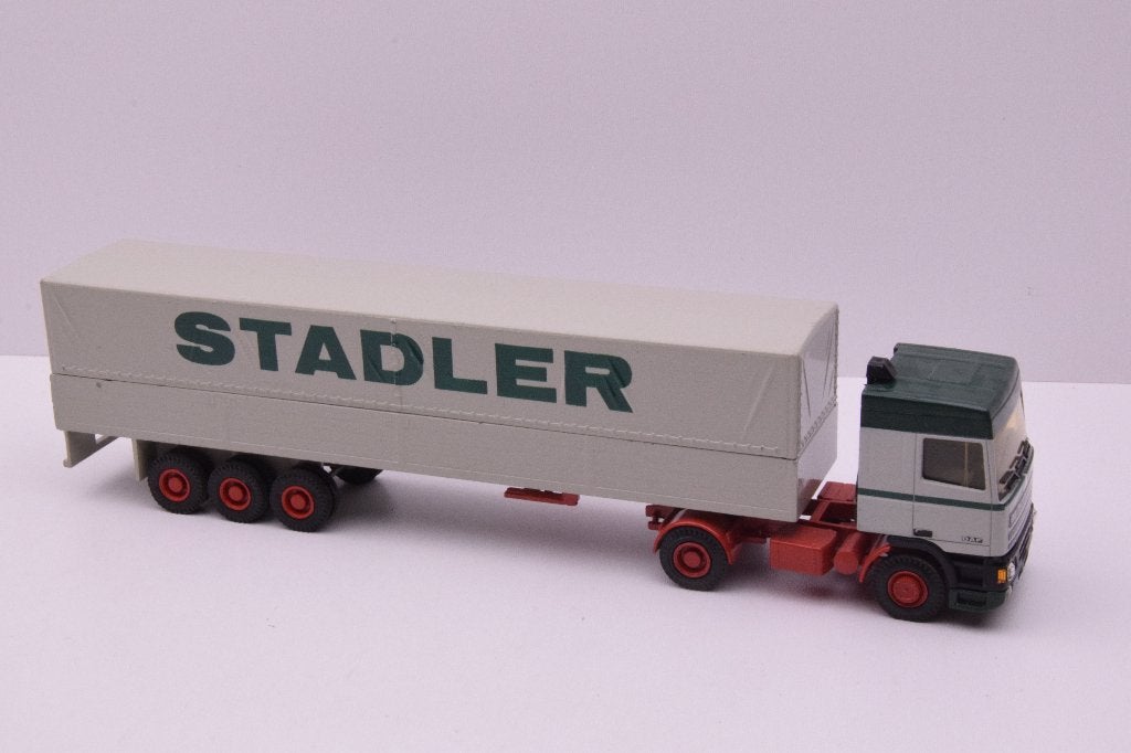 DAF 95  '' Stadler transport ''  Lion car, Ophalen of Verzenden, Gebruikt, Bus of Vrachtwagen, Lion Toys