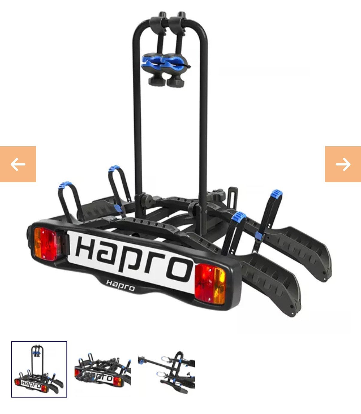 NIEUW Hapro Atlas Active 2 Fietsendrager, Auto diversen, Nieuw, Ophalen of Verzenden, 2 fietsen, Trekhaakdrager