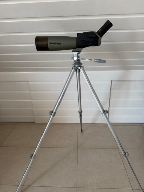 Celestron Ultima 80 Spottingscope met Statief, Lenzentelescoop (refractor), 80 tot 200 mm, Verzenden, Met statief