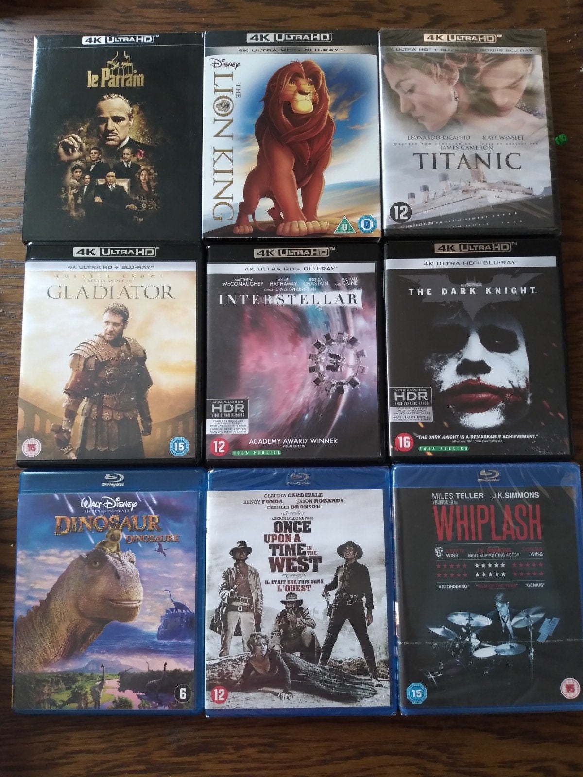 4K Blu-ray / The Lord of the Rings, Titanic, The Lion King, Cd's en Dvd's, Ophalen of Verzenden, Zo goed als nieuw, Film, 4K Ultra HD Blu-ray