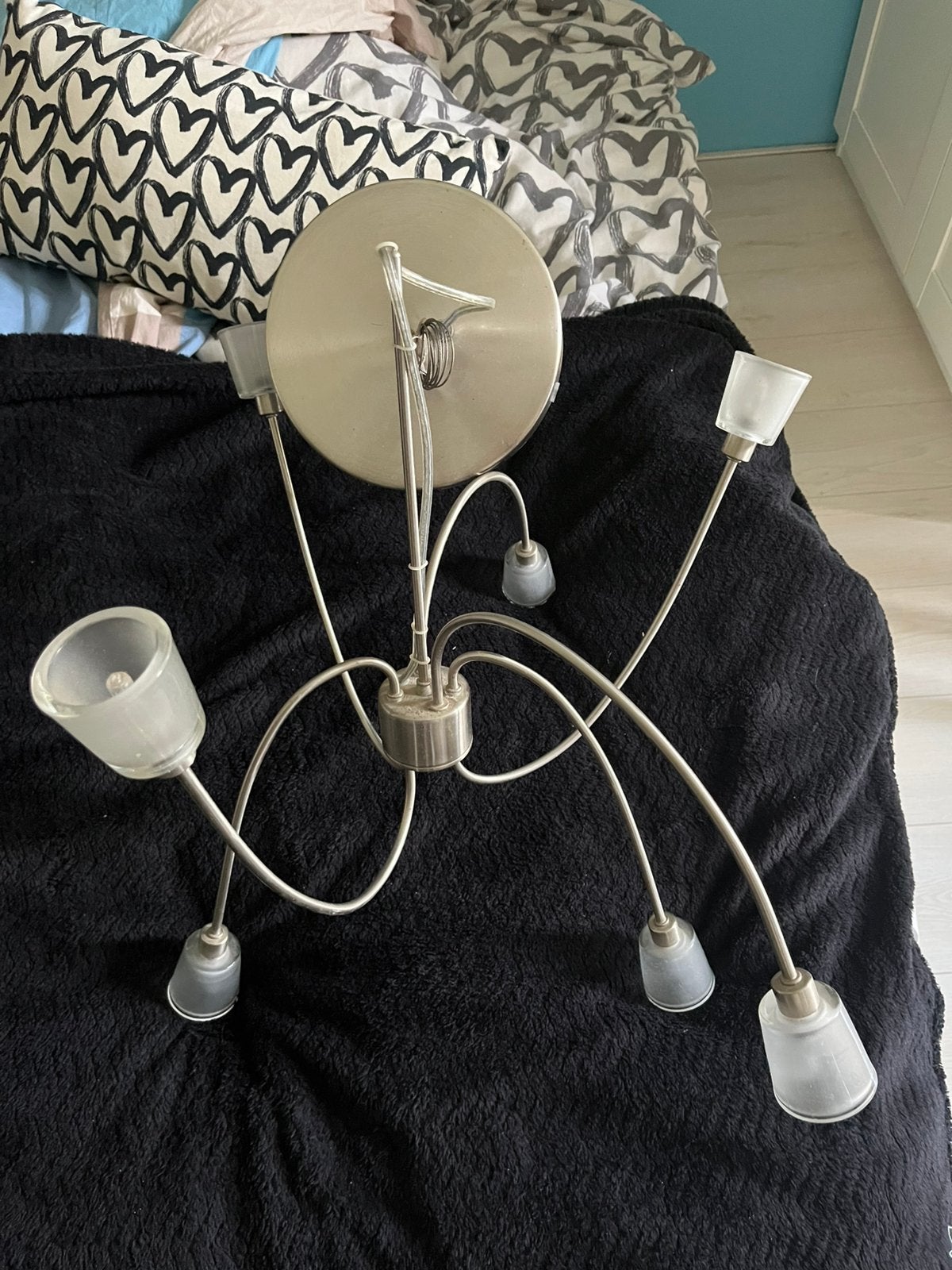 Hanglamp, Ophalen, Gebruikt, Glas