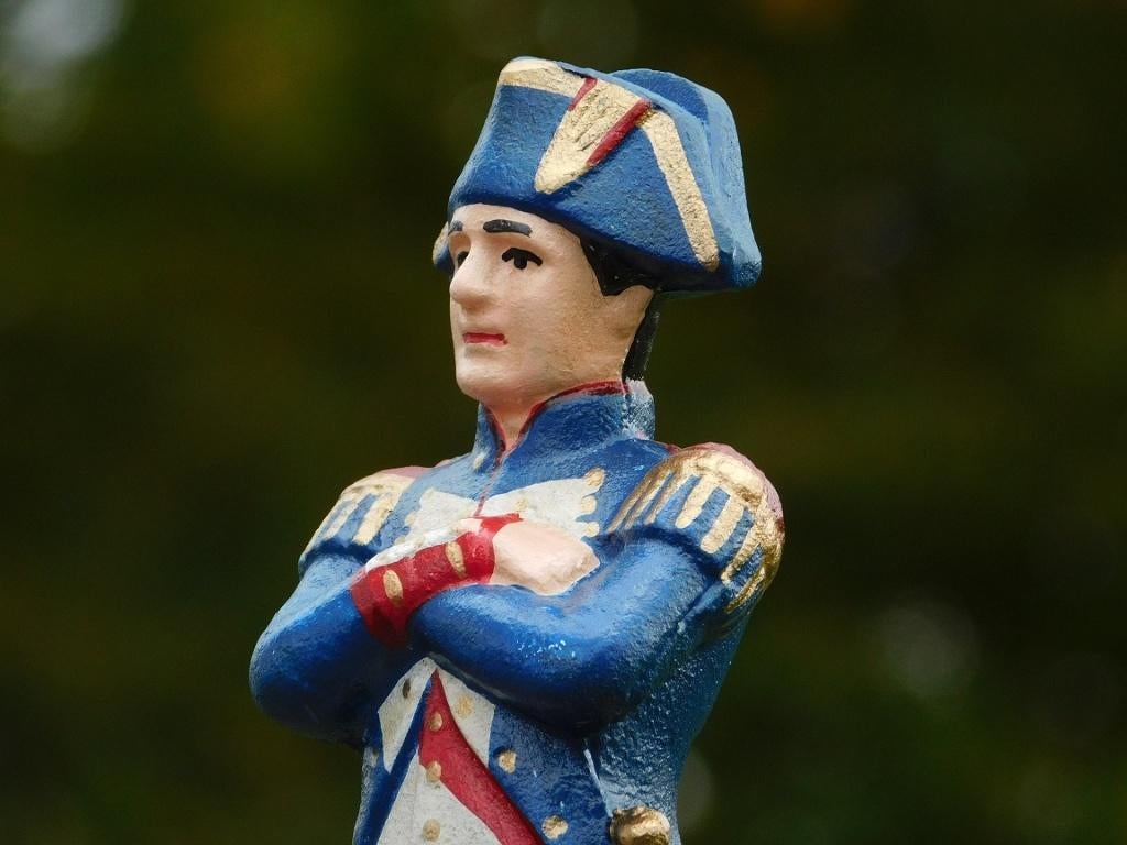 Beeld Napoleon in Kleur - Gietijzer, Ophalen of Verzenden, Mens