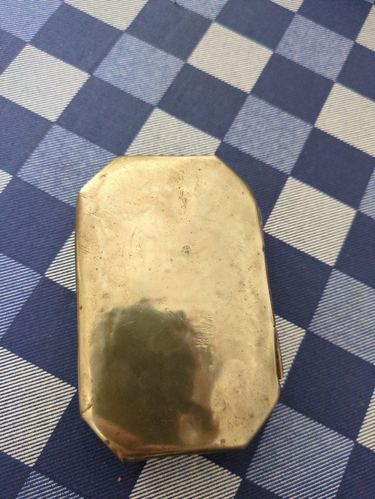Tabaks doos. koper, Ophalen of Verzenden