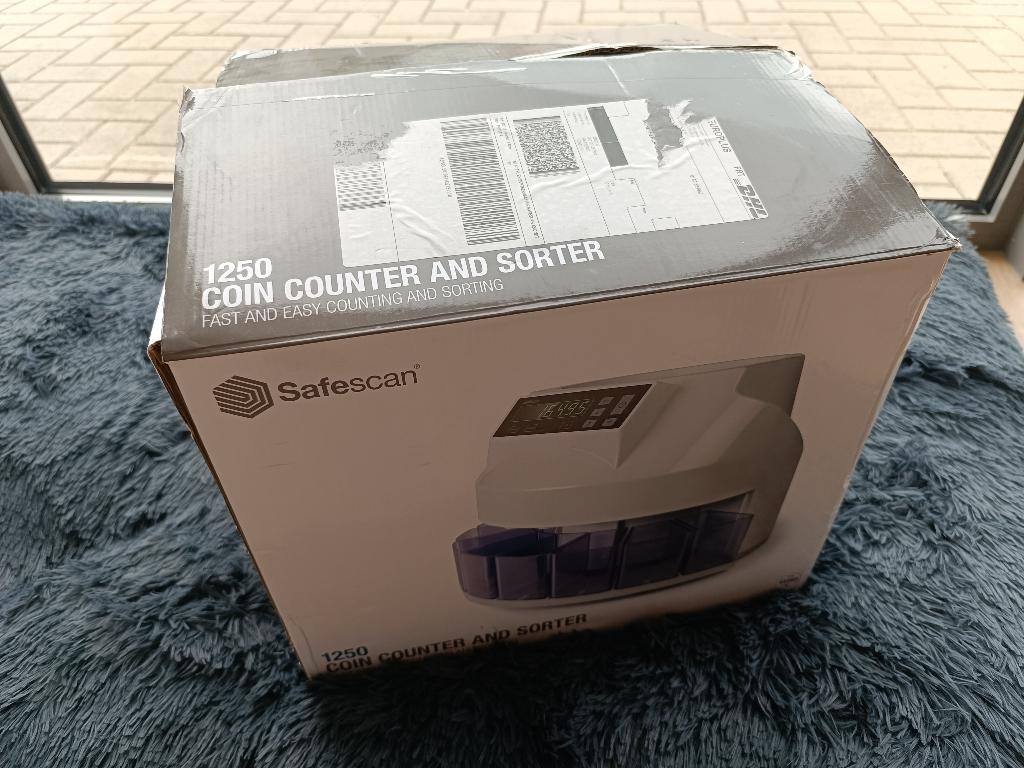 Safescan Coin Counter 1250, Ophalen, Sorteermachine of Telmachine