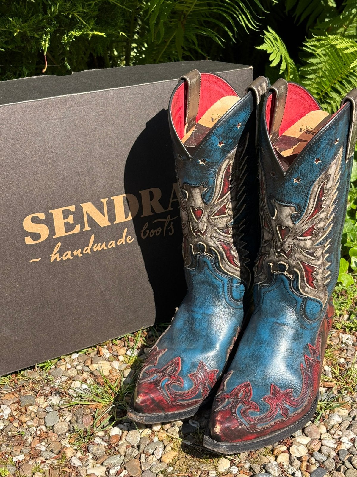Sendra cowboyboots 17102 Hurricane Rojo Azul, Hoge laarzen, Overige kleuren, Ophalen of Verzenden, Zo goed als nieuw