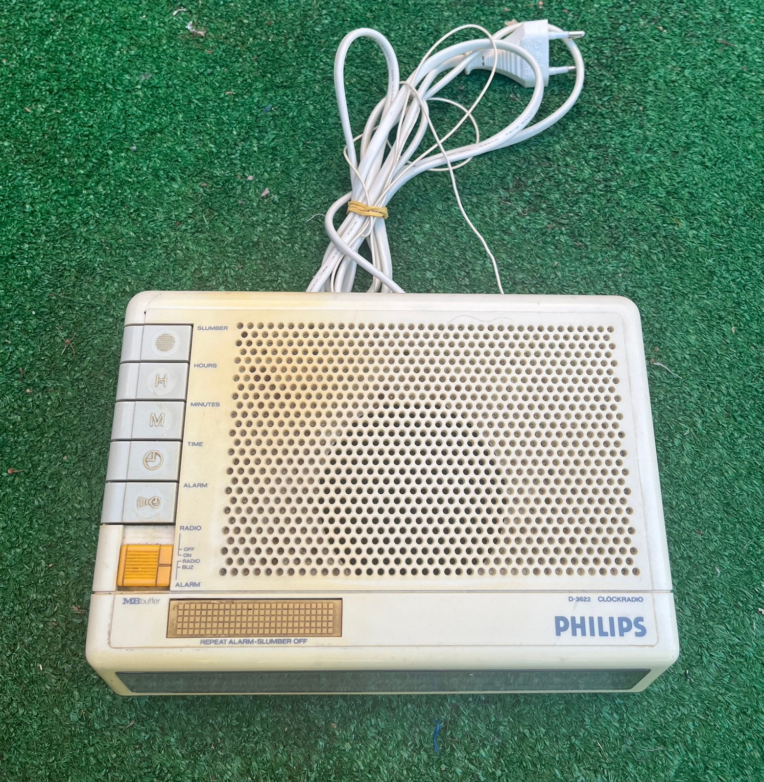 Philips vintage alarm clock/radio, Ophalen of Verzenden, Zo goed als nieuw