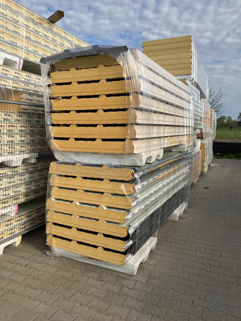 FALK Sandwichpanelen TR3+ 130/160 (B-keus), Ophalen, Zo goed als nieuw, 100 mm of meer