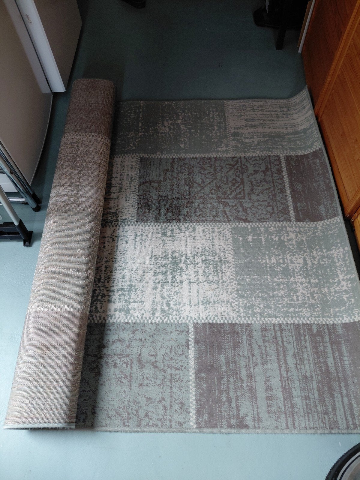 vloerkleed, Huis en Inrichting, Stoffering | Tapijten en Kleden, Ophalen, 100 tot 150 cm, Bruin, 200 cm of meer