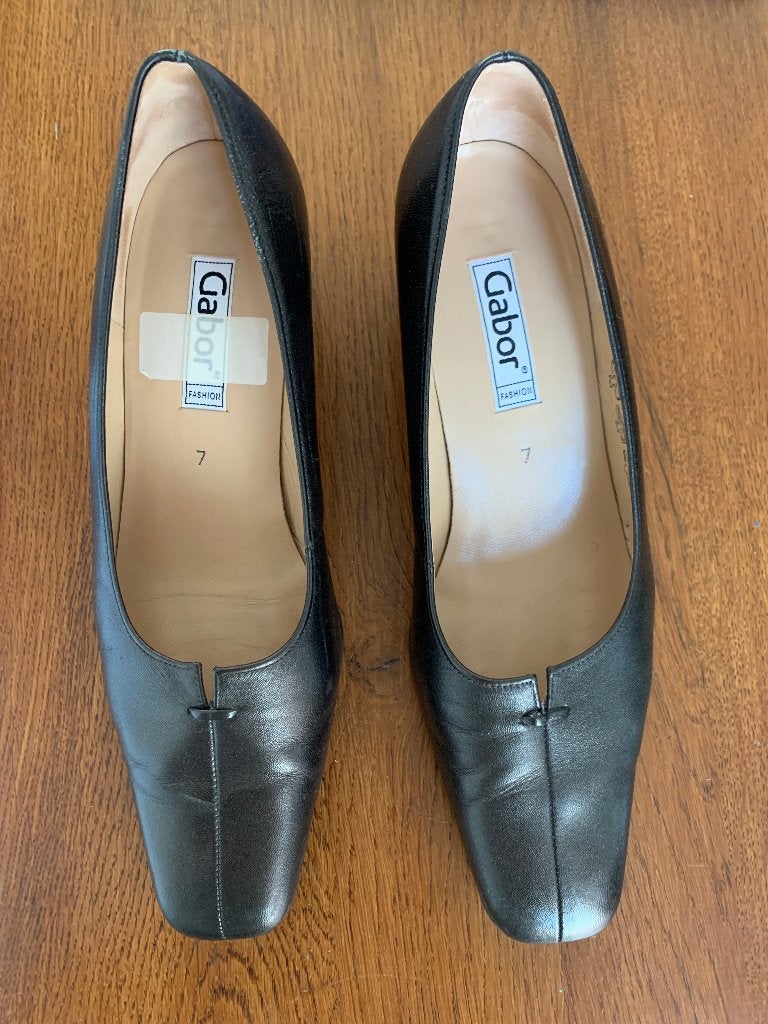 Dames Schoenen "Gabor" Maat 7 / 40 Zwart/Brons als Nieuw, Ophalen of Verzenden, Zo goed als nieuw, Zwart, Sneakers of Gympen