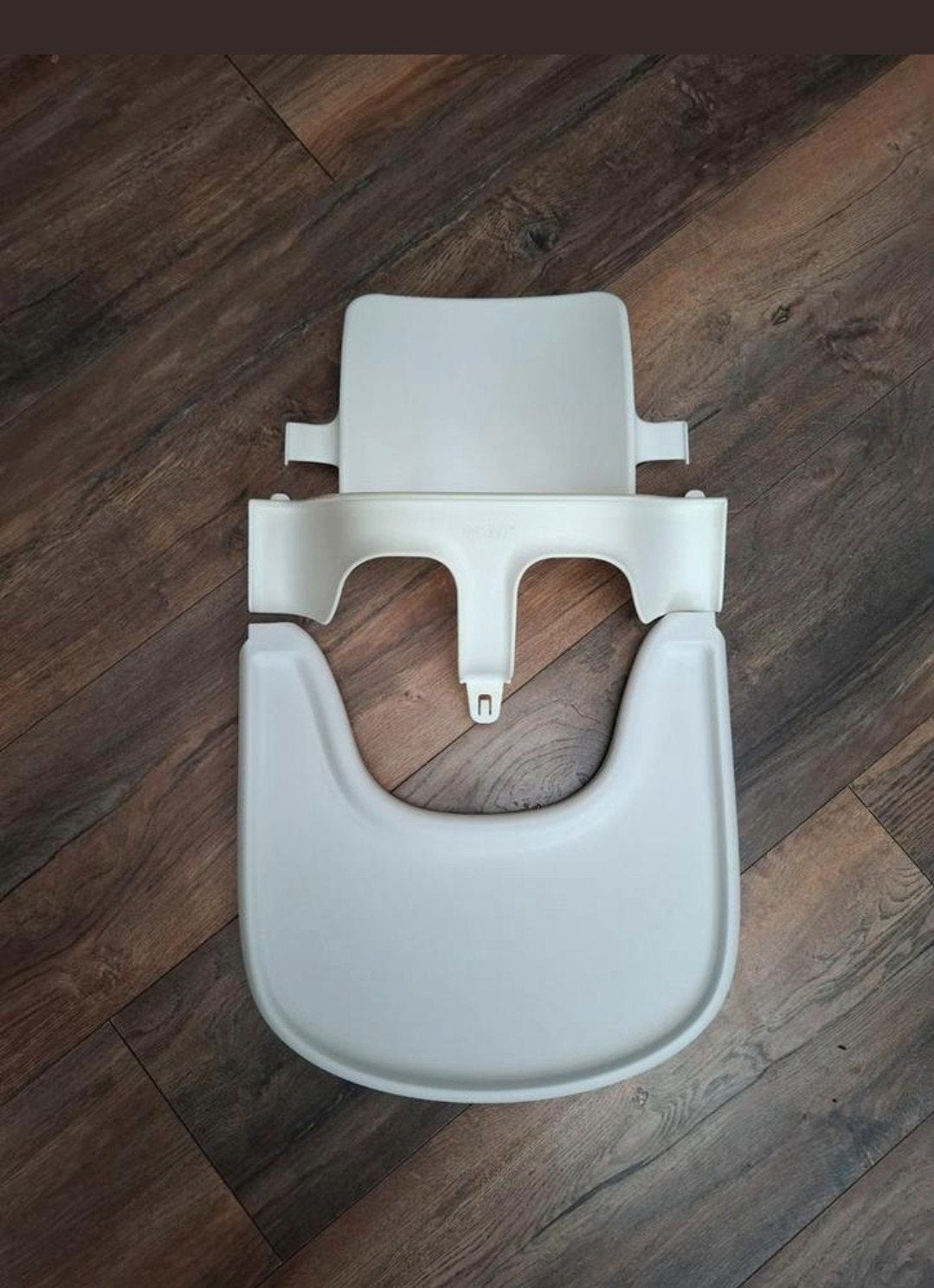 Stokke Babyset en Playtray ~ wit🐇, Kinderen en Baby's, Ophalen, Zo goed als nieuw, Meegroeistoel