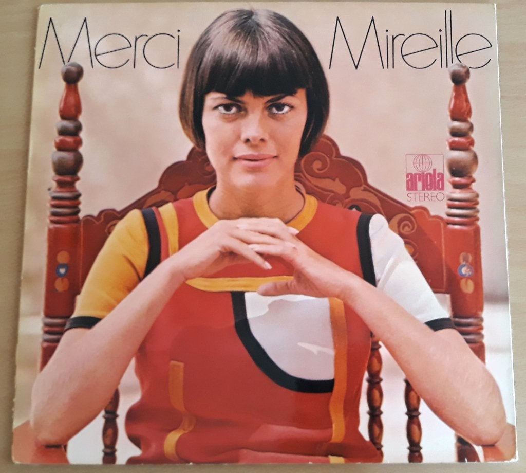 Mireille Mathieu – Merci Mireille - Lp als nieuw, Ophalen of Verzenden, 12 inch, Overige genres, LP