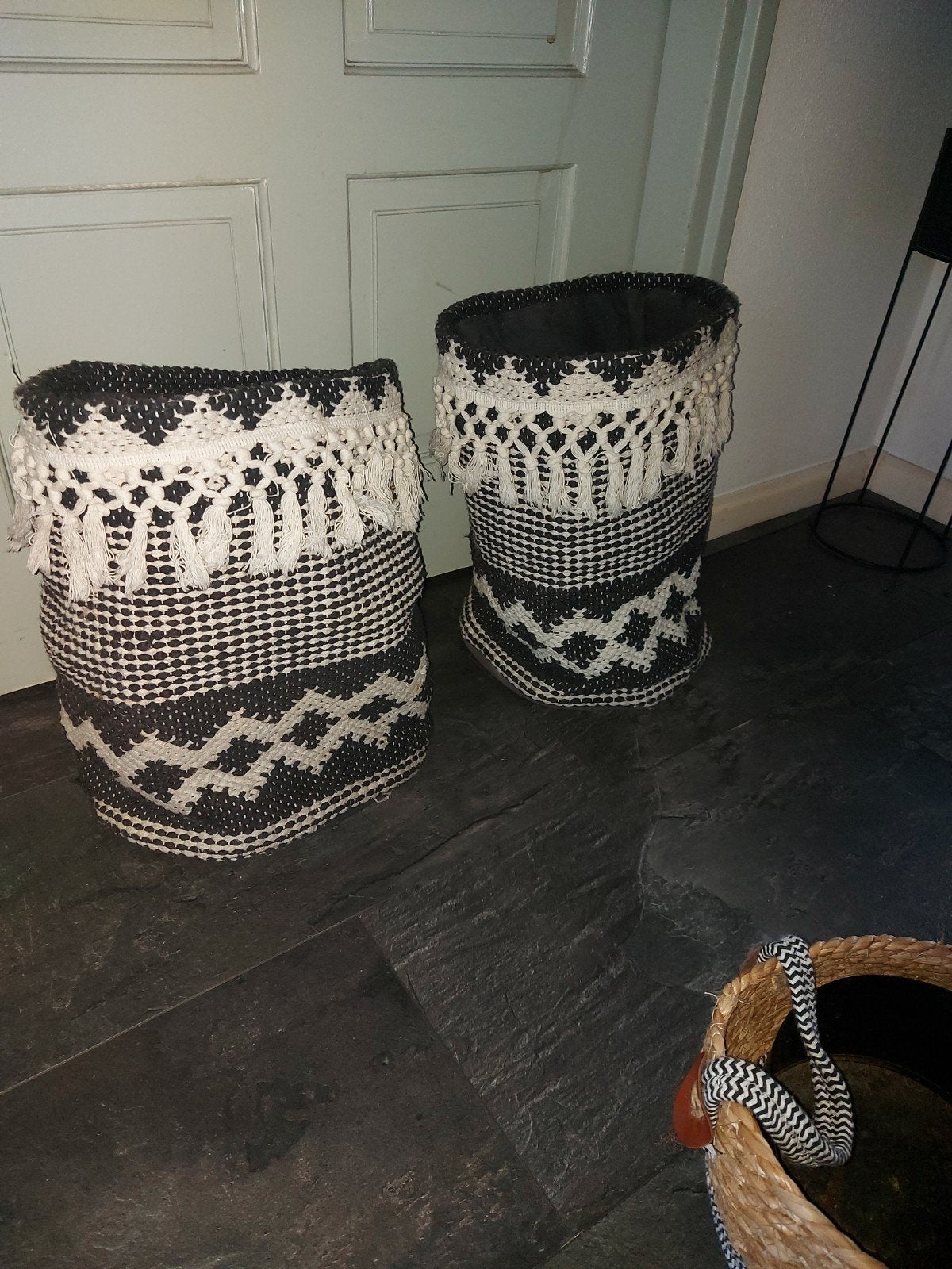 3 mooie manden afrikaanse look, Ophalen, Rond, Minder dan 50 cm, Minder dan 50 cm