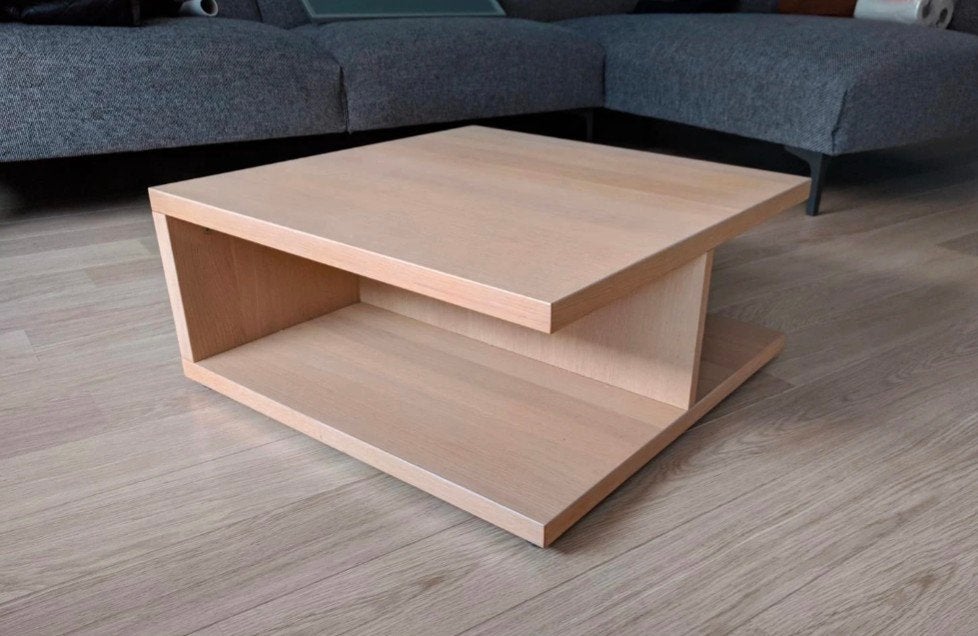 Hülsta Now salontafel 70x70x31cm, Ophalen, 100 tot 150 cm, 50 tot 100 cm, Zo goed als nieuw