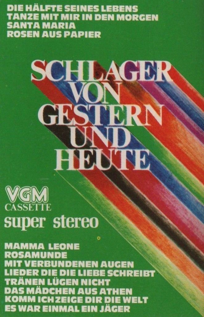Cassettebandje Schlager Von Gestern Und Heute, Cd's en Dvd's, Ophalen of Verzenden, Gebruikt, Overige genres, 1 bandje