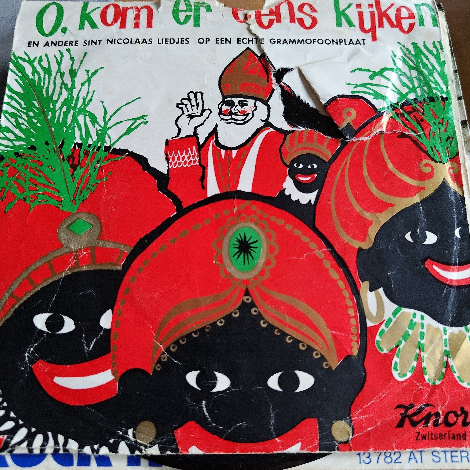 Sinterklaasliedjes  - Knorr Zwitserland, Gebruikt, Ophalen of Verzenden, EP, Kinderen en Jeugd