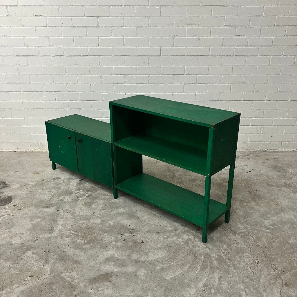 Vintage design dressoir TV meubel jaren 60 kast, Ophalen, Gebruikt, 25 tot 50 cm