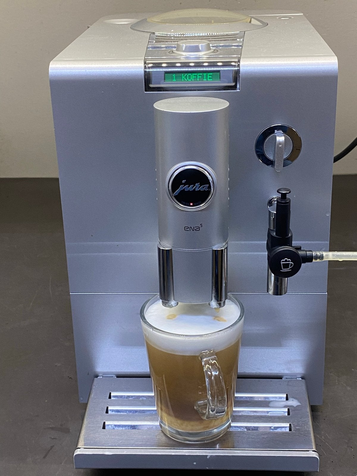 Jura ENA5 Koffiemachine met servicebeurt en garantie, 4 tot 10 kopjes, Afneembaar waterreservoir, Koffiemachine, Refurbished