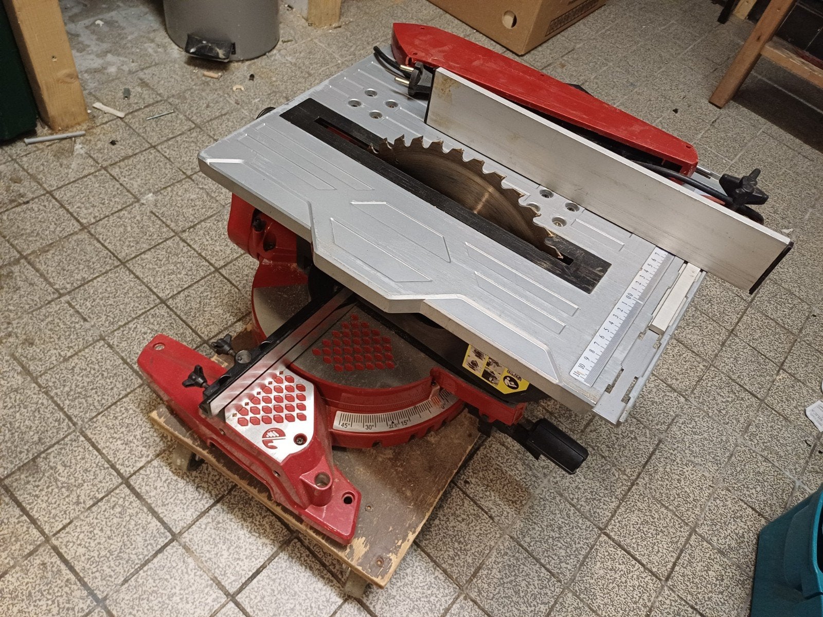 einhell zaagtafel afkortzaag combi, Ophalen, Gebruikt, Afkortzaag, 30 tot 70 mm