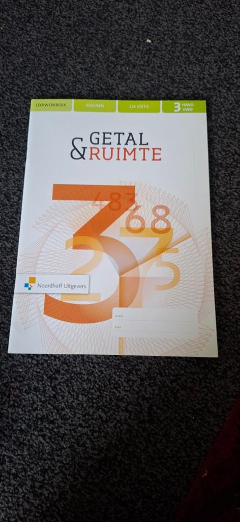 Getal & Ruimte 3 HAVO/VWO 12e editie - Leerwerkboek, Boeken, Schoolboeken, Ophalen of Verzenden, Gelezen, HAVO, Wiskunde A
