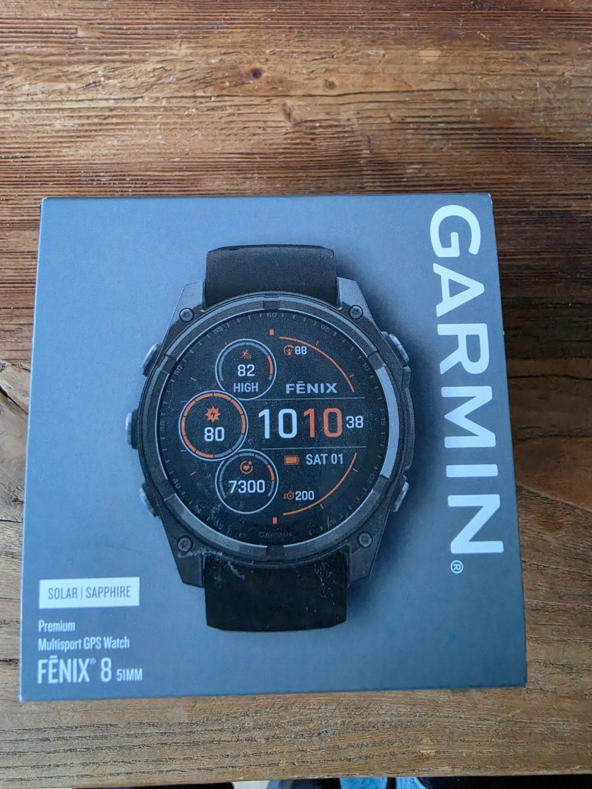 Garmin Fenix 8 Solar 51mm Multisport GPS Smartwatch, Zwart, Garmin, Hoogte, Ophalen of Verzenden