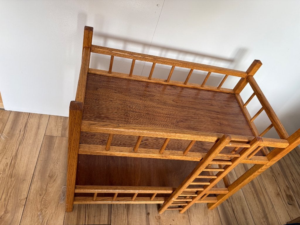 Houten Poppen stapelbed met spijlen, Ophalen, Zo goed als nieuw, Babypop