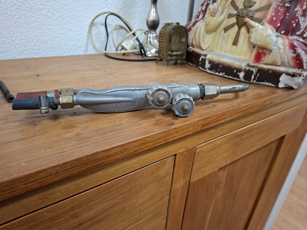 vintage snijbrander in top staat, Doe-het-zelf en Verbouw, Gereedschap | Lasapparaten, Ophalen of Verzenden, Gebruikt, 250 ampère of meer