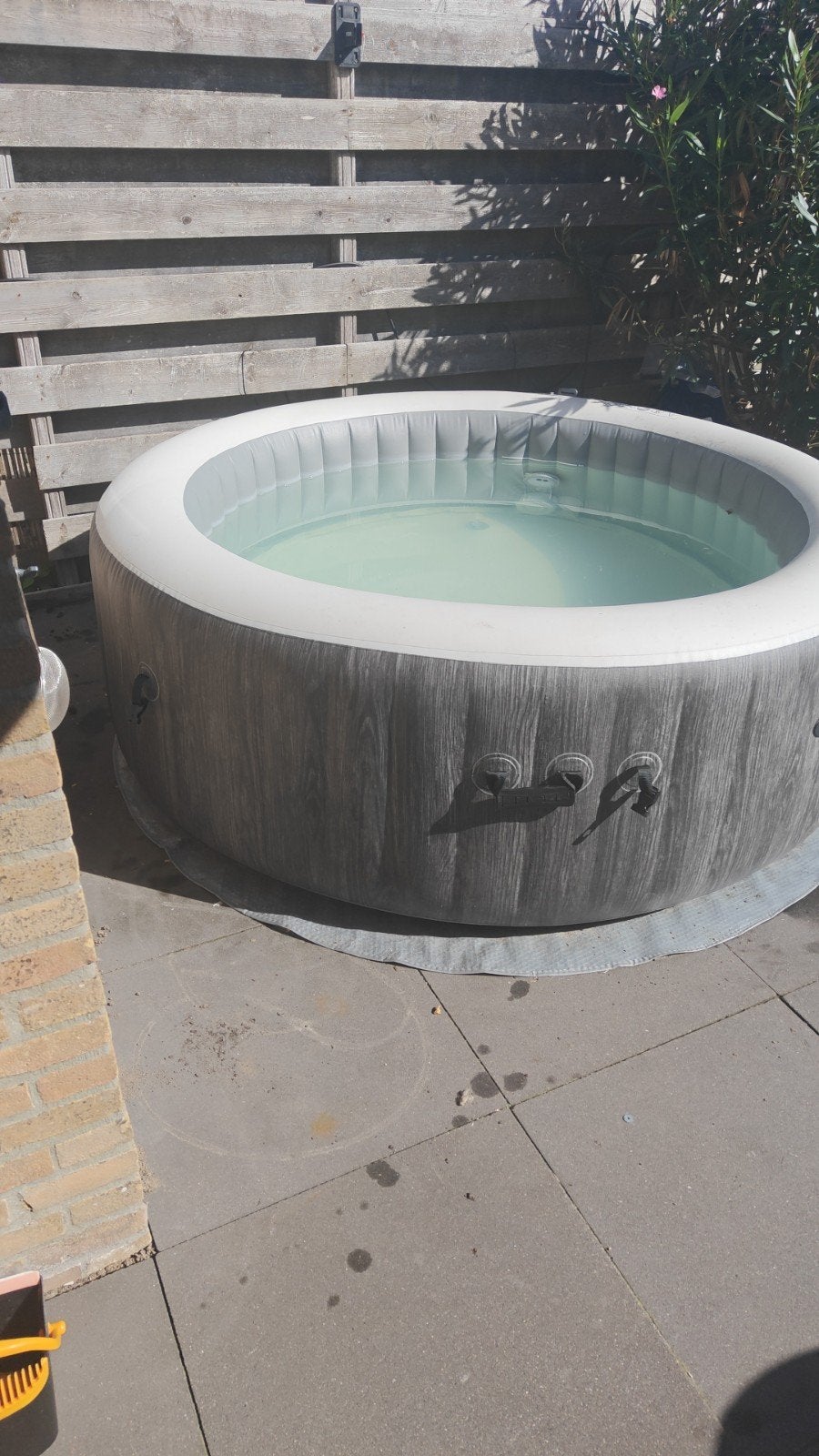 Intex PureSpa opblaasbare jacuzzi met accessoires, Tuin en Terras, Gebruikt, 200 tot 300 cm, 80 tot 120 cm, Rond