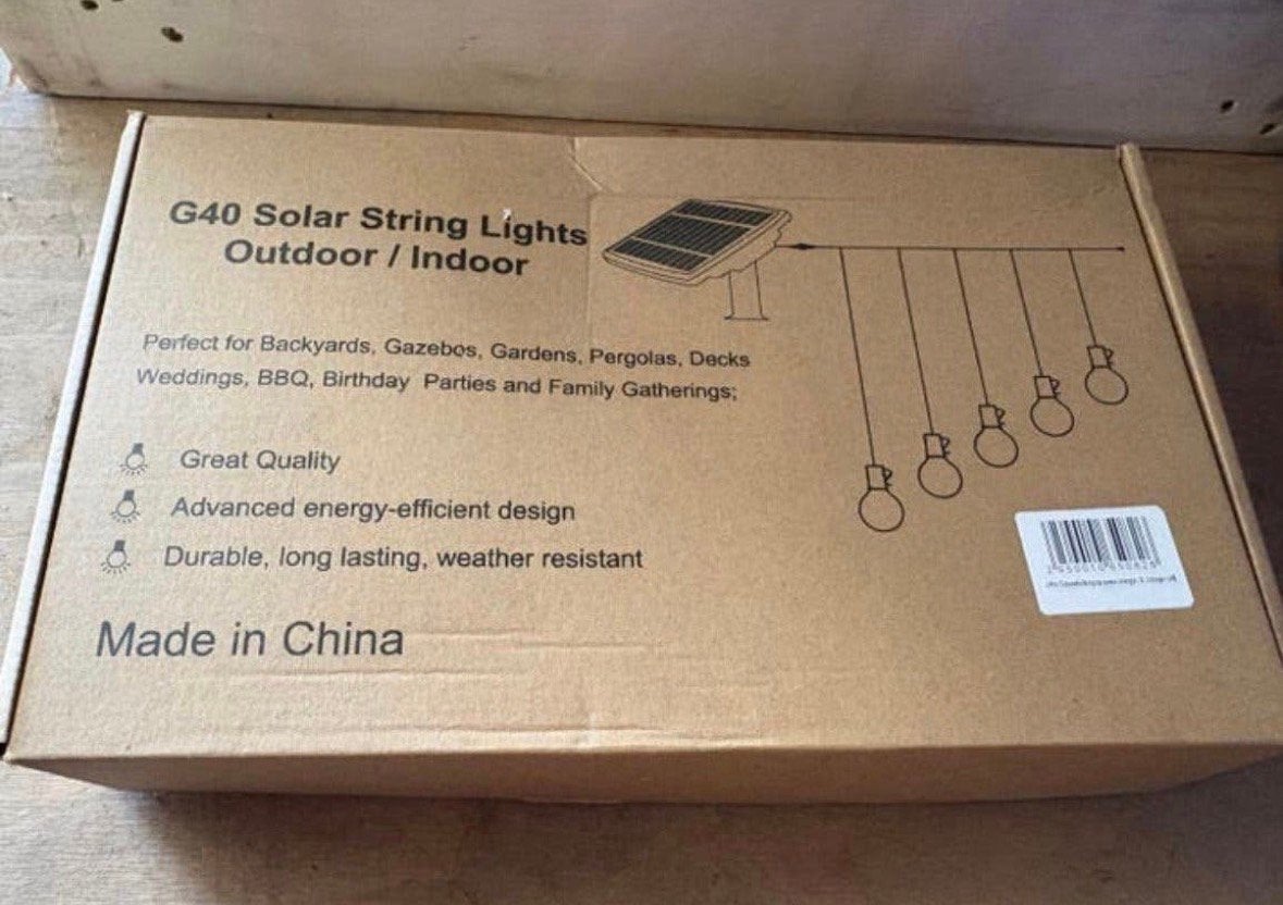 G40 Solar String Lights lichtslinger, Ophalen, Nieuw, Overige typen