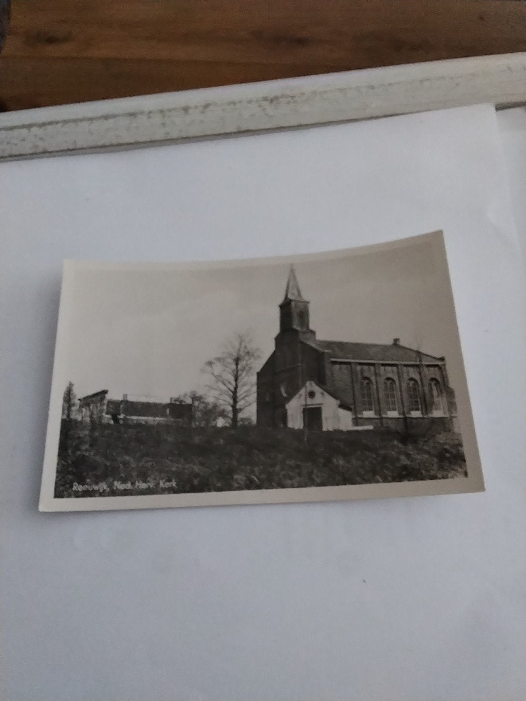 Oude Ansichtkaart Reeuwijk Ned. Herv. Kerk, Verzamelen, Ophalen of Verzenden, 1920 tot 1940, Ongelopen, Zuid-Holland