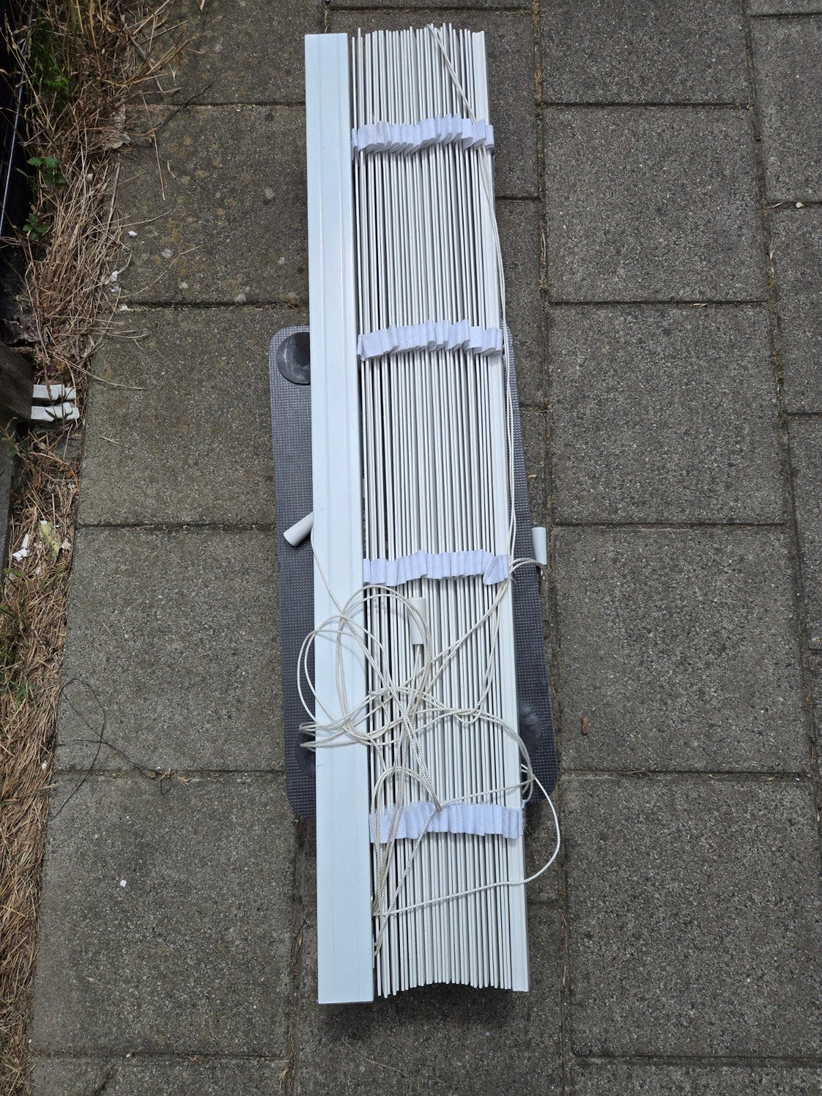 Luxaflex wit gordijn 105 cm breed 4 stuks, Ophalen of Verzenden