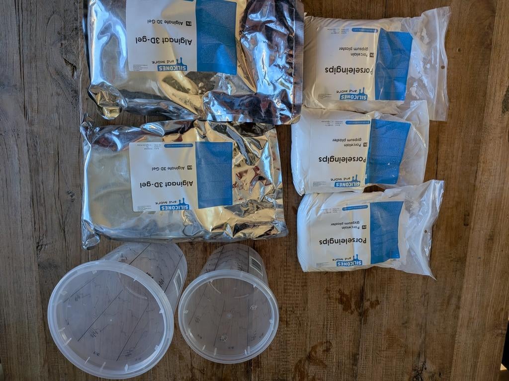 Silicones and more set. Alginaat 3d gel porseleingips, Ophalen of Verzenden