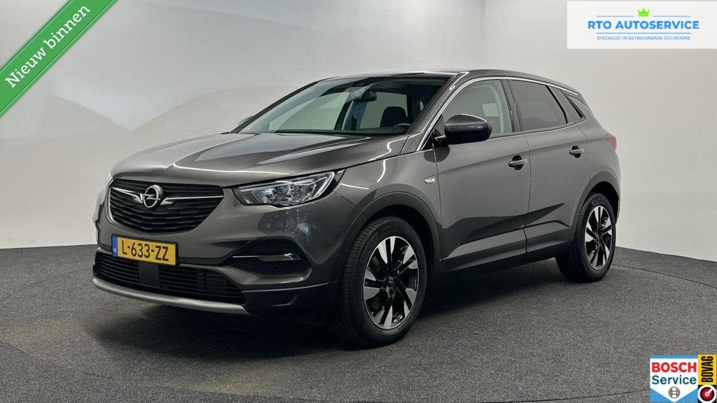 Opel Grandland X 1.2 Turbo Business Executive CARPLAY LM NAV, Voorwielaandrijving, Gebruikt, 1199 cc, Met garantie (alle)