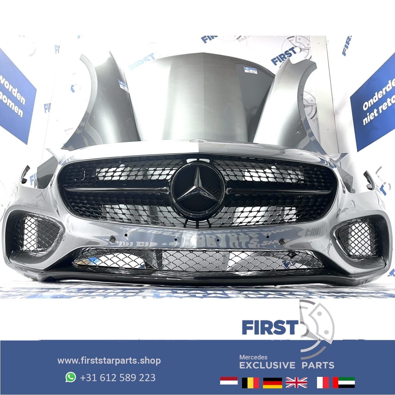C190 R190 AMG GT VOORKOP Mercedes W190 2016-2024 GT63 ORIGIN, Auto-onderdelen, Gebruikt, -, Voor, Ophalen of Verzenden