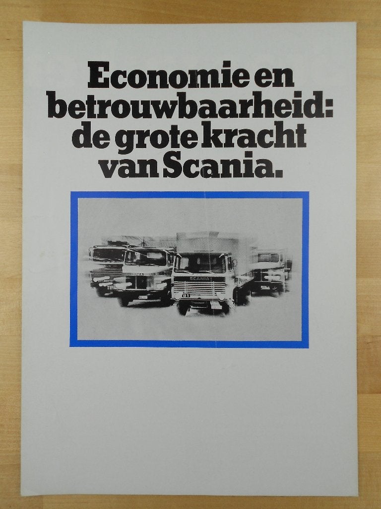 Scania Brochure 1976 –141 111 81 - NL, Ophalen of Verzenden, Zo goed als nieuw, Overige merken, Scania