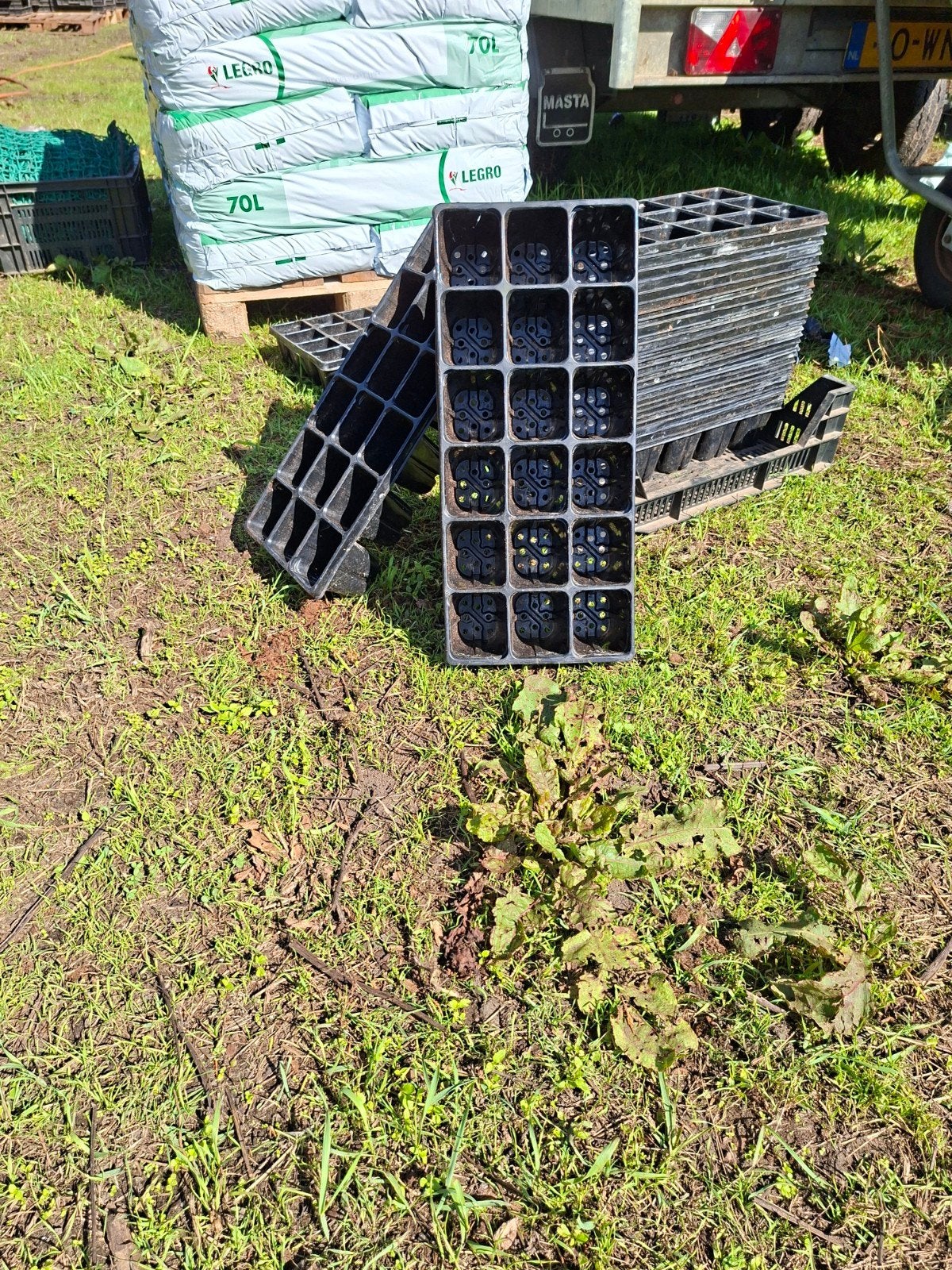 Stek trays / Kweek trays, Tuin en Terras, Ophalen, Kunststof, Gebruikt, Minder dan 30 cm