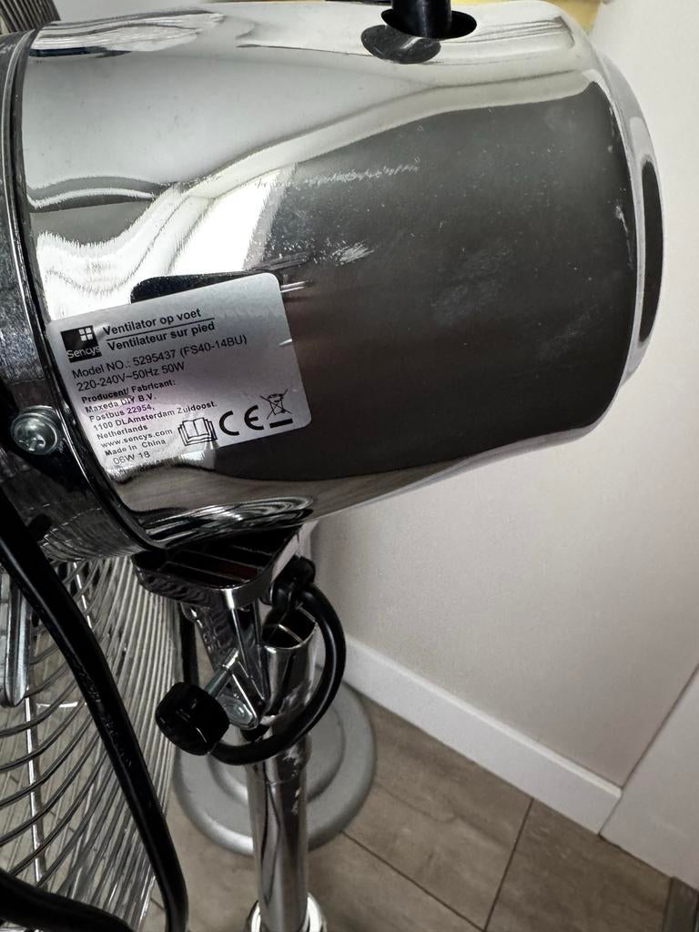 Sencys Statiefventilator - Zo goed als nieuw, Ophalen of Verzenden, Zo goed als nieuw