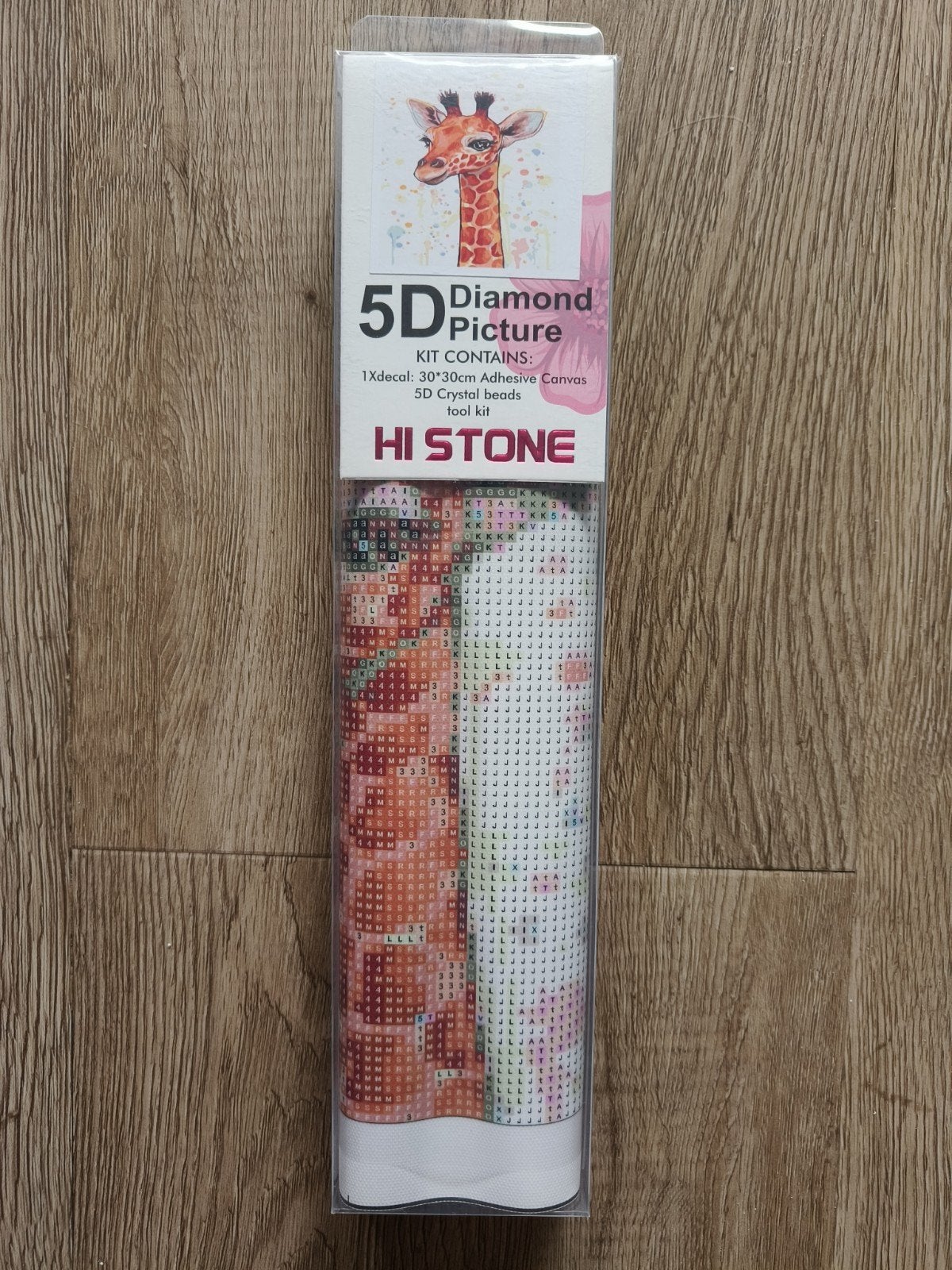 Nieuwe Diamond Painting Giraffe - Compleet Pakket, Ophalen of Verzenden, Nieuw, Dieren, Diamond painting