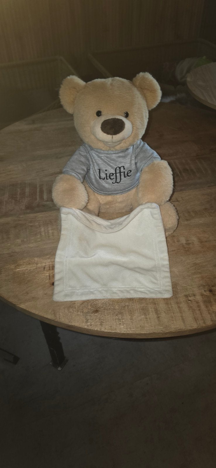 Kiekeboe knuffelbeer 'Lieffie', Overige merken, Overige karakters, Beer, Ophalen of Verzenden
